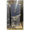 Image 1 : TWO FOUR SECTION DARK BLUE STORAGE LOCKERS WITH ELECTRONIC PASSCODE ENTRY