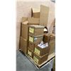 Image 1 : PALLET OF SET DEC PROPS/DECORATIONS - DRAPES, KETTLEBELLS, FAKE PLANTS, DOORBELLS, NUMBERS & MORE