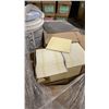 Image 2 : PALLET OF ASSORTED TILE & A TUB OF TILE ADHESIVE *MUST TAKE ALL*