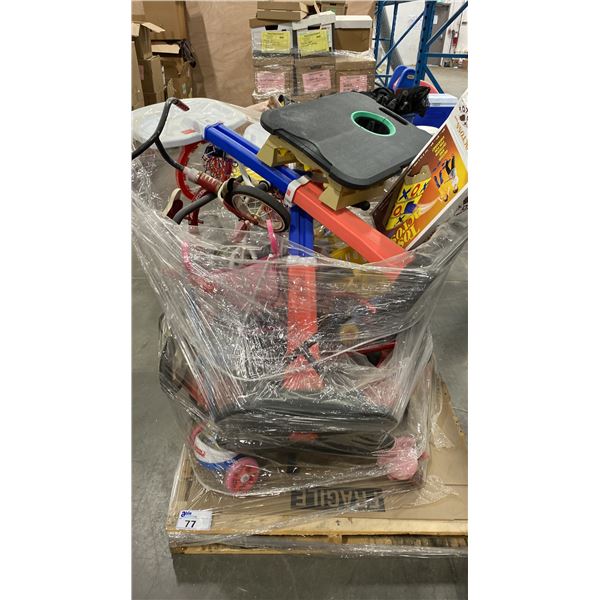 PALLET OF SET DEC PROPS/DECORATIONS - CHILDREN TOYS *MUST TAKE ALL*