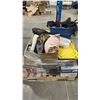 Image 1 : PALLET OF SET DEC PROPS/DECORATIONS - HAMSTER CAGE, NETS, TAKE OUT CONTAINERS, BACKPACK & MORE