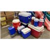 Image 1 : ASSORTED COOLERS & DRINK COOLERS