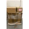 Image 1 : PALLET OF SET DEC PROPS/DECORATIONS - THREE DRAWER STORAGE CABINETS, CLAY POTS, TABLE LAMPS & MORE