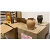 Image 2 : PALLET OF SET DEC PROPS/DECORATIONS - THREE DRAWER STORAGE CABINETS, CLAY POTS, TABLE LAMPS & MORE
