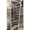 Image 2 : PALLET OF SET DEC PROPS/DECORATIONS - METAL TWO DOOR STORAGE CABINET, BAKERS RACK, TOTES & MORE