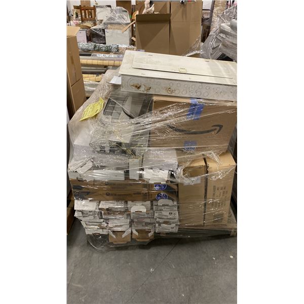 PALLET OF SET DEC PROPS/DECORATIONS - ASSORTED LIGHTING, ELECTRICAL BOX, EXIT SIGNS & MORE *MUST