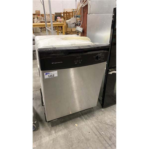 FRIGIDAIRE STAINLESS STEEL DISHWASHER *WORKING CONDITION UNKNOWN*