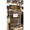 Image 2 : PALLET OF SET DEC PROPS/DECORATIONS - RATTAN LOOK DRESSER, RATTAN LOOK STORAGE CABINET, COAT RACK