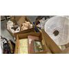 Image 2 : PALLET OF SET DEC PROPS/DECORATIONS - GLASSWARE, TABLE LAMPS, BAMBOO LANTERNS, & MORE