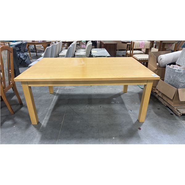 WOODEN CRAFTING TABLE - APPROX. 72"W X 48"D X 30"H