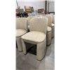 Image 2 : SIX BEIGE ACCENT CHAIRS