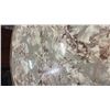 Image 2 : MARBLE TABLE TOP WITH A 35" DIAMETER *NO LEGS*