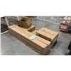 Image 1 : SET DEC PROPS/DECORATIONS - GREEN PRIVACY SLATS, ULINE PRIVACY SCREENS, GLASS FOOD DISPLAY & MORE