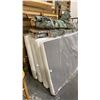 Image 4 : PALLET OF SET DEC PROPS/DECORATIONS - TWO FOLDING MATTRESSES & BED FRAME PIECES