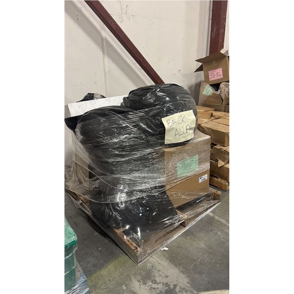 PALLET OF SET DEC PROPS/DECORATIONS - TARPS & MORE *MUST TAKE ALL*