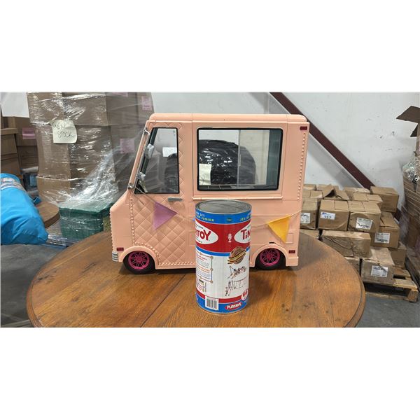 KIDS TOY BUS & THE CLASSIC TINKERTOYS