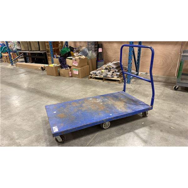 BLUE METAL PRODUCT CART