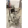 Image 3 : BROWN METAL GROCERY CART