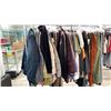 Image 1 : RACK OF SET DEC CLOTHING - PANTS, COATS, SWEATERS & MORE *RACK NOT INCLUDED*