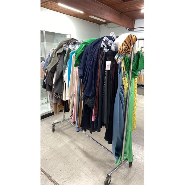 RACK OF SET DEC CLOTHING - DRESSES, COATS, SWEATERS & MORE *RACK NOT INCLUDED*