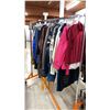 Image 1 : RACK OF SET DEC CLOTHING - COATS, PANTS, SWEATERS & MORE *RACK NOT INCLUDED*
