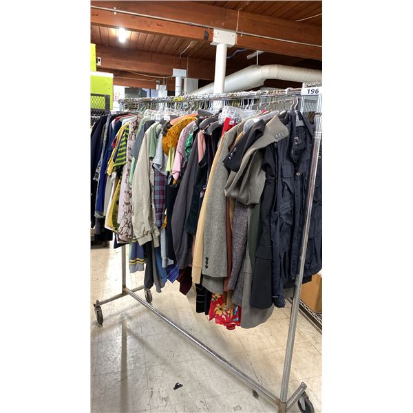 RACK OF SET DEC CLOTHING - DRESS SHIRTS, TIES, COATS & MORE *RACK NOT INCLUDED*
