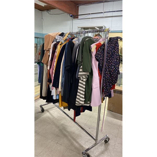RACK OF SET DEC CLOTHING - DRESS SHIRTS, PANTS, COATS & MORE *RACK NOT INCLUDED*