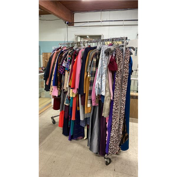 RACK OF SET DEC CLOTHING - DRESSES, DRESS SHIRTS, COATS & MORE *RACK NOT INCLUDED*
