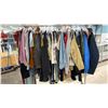 Image 2 : RACK OF SET DEC CLOTHING - COATS, SWEATERS, SHIRTS & MORE *RACK NOT INCLUDED*