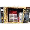 Image 2 : SHELF OF GIFT BOXES, GLOVES, CLEAR BOXES & MORE