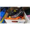 Image 3 : SHELF OF SPORTING GOODS - SQUASH RACKETS, TENNIS RACKETS, ALUMINUM BASEBALL BAT, SKATE COVERS, MINI