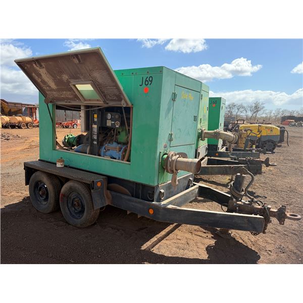 (J69) 2012 Gorman Rupp 6" Diesel Pump, 6999 Hours (See Video)