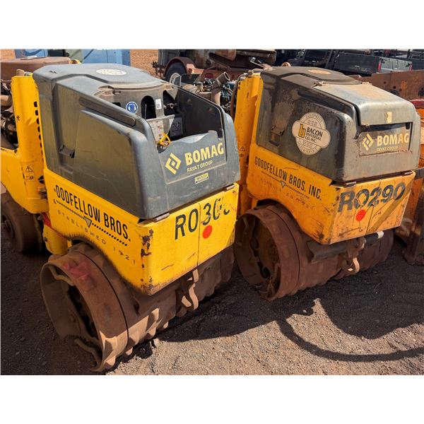 (R0290/R0300) Qty 2 Bomag BMP8500 Trench Compactors