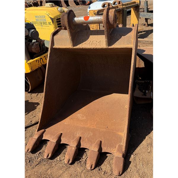 (ZA361) PSM 42" Bucket 330 Size Excavator 18" Mounting Bracket, 40"W