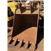 Image 1 : (ZA361) PSM 42" Bucket 330 Size Excavator 18" Mounting Bracket, 40"W