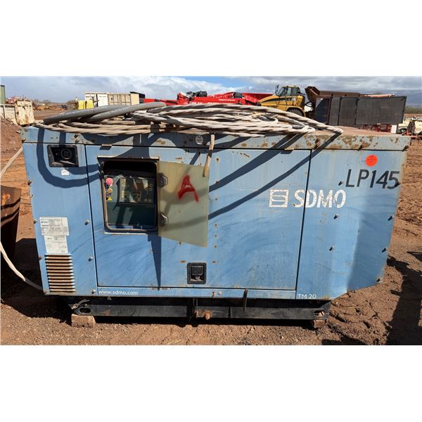 (LP145) SDMO TM020UCM Generator, 20KW, 240V, 2 Phase, 3694 Hours