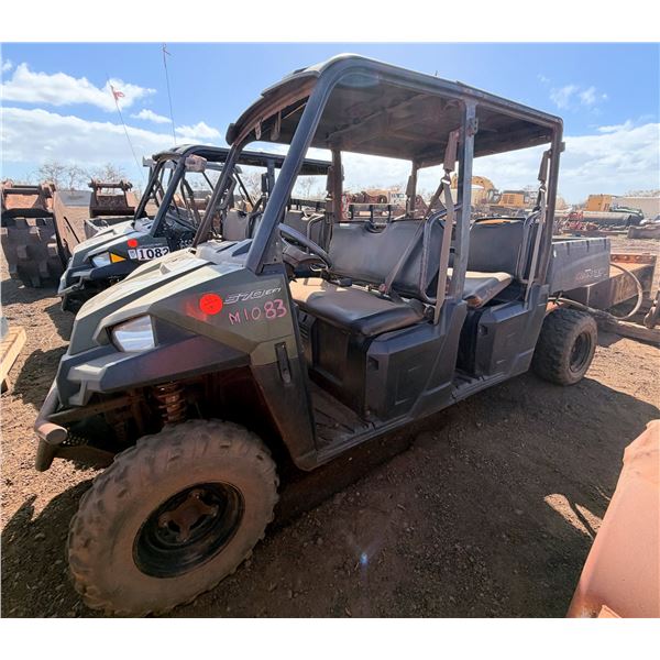 (M1083) 2017 Polaris Ranger 4x4 Polestar Utility 4-Seater Vehicle w/ Flatbed