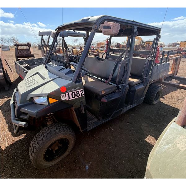 (1082) 2017 Polaris Ranger 4x4 Polestar Utility 4-Seater Vehicle w/ Flatbed