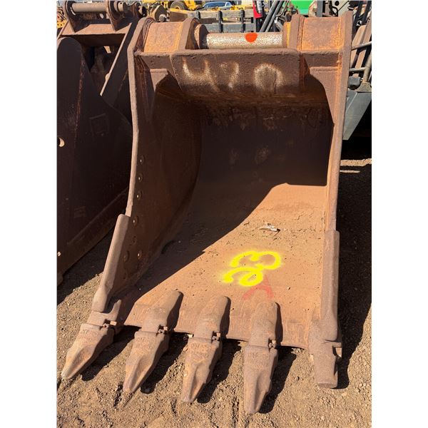 (ZA184) Caterpillar CMI Bucket for 330 Excavator 24" Mounting Bracket, 44"W