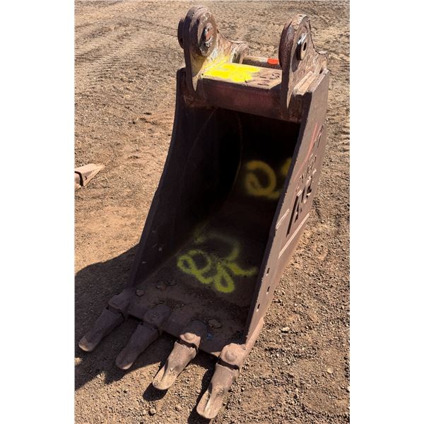 (ZA870) 2007 ACS Attachments Digging Bucket for 160 Size Excavator 16" Mounting Bracket, 24"W