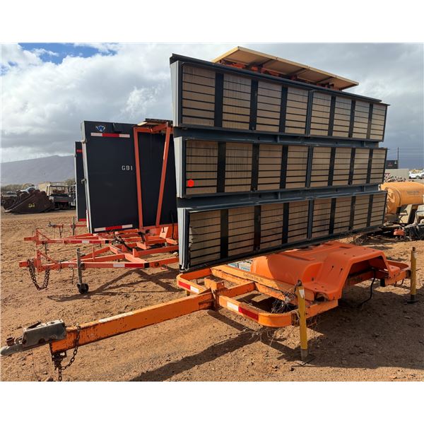 (RB009) 2001 Addco Tuf-Sign Solar Message Board on Trailer