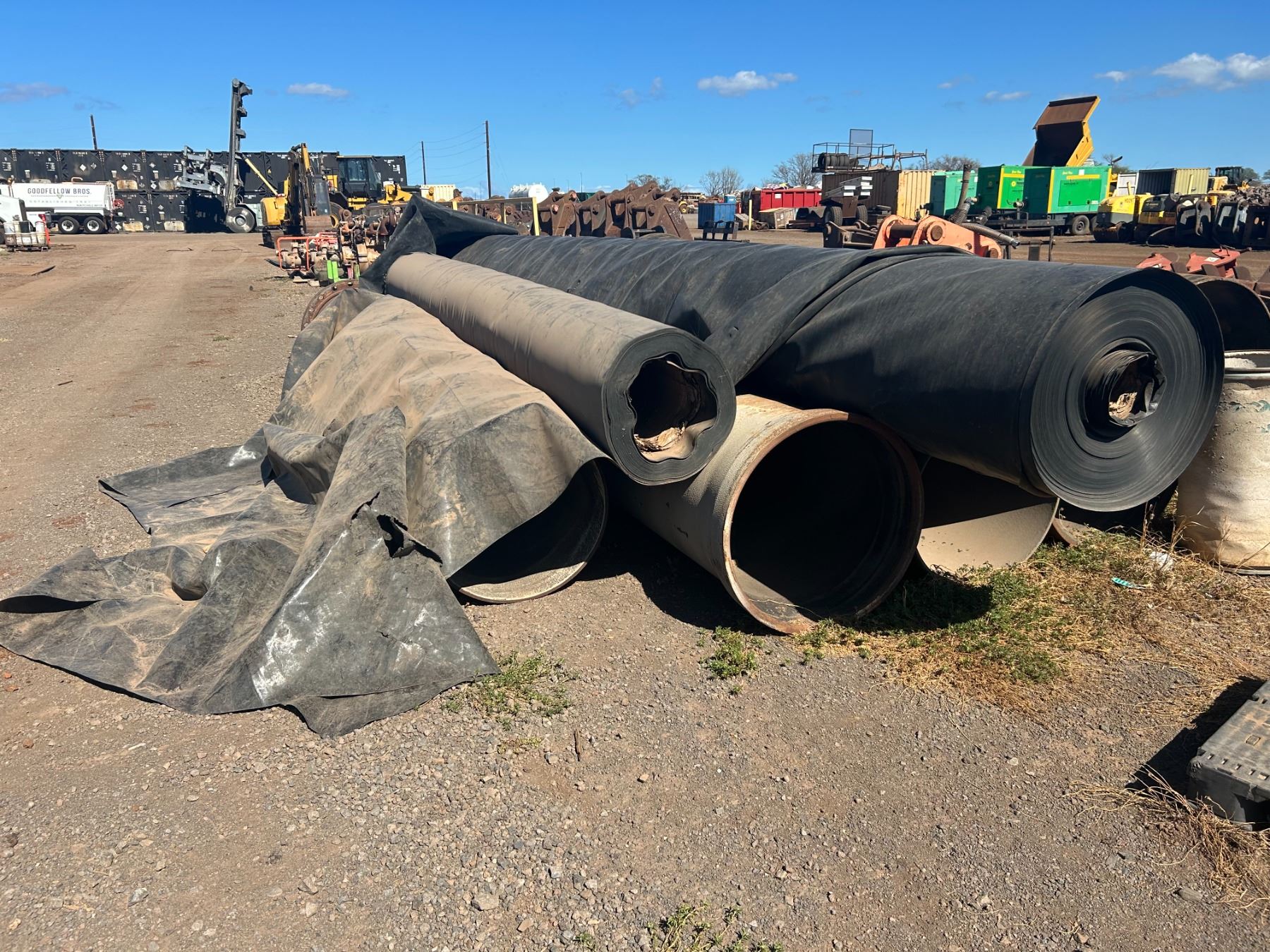 Section Through Connection Pipe Multiple Pipe Sections