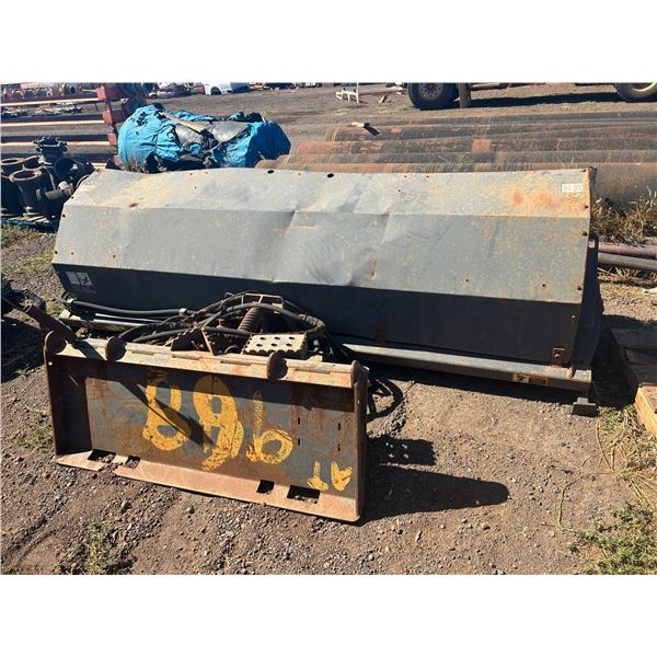 (ZA968) 2019 Gearmore Angular Sweeper Attachment for Skid Steer