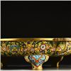 Image 6 : Qianlong Marked Gilt Bronze Cloisonné Enamel Tripod Dish