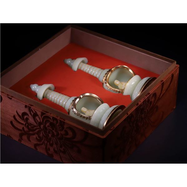 Celadon Buddha Lamps