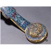 Image 4 : Cloisonné Enamel Bat Pattern Ruyi Scepter with Gilt Bronze