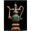 Image 1 : Hetian Jade Silver-Gilded Dragon and Jade Liquor Pot