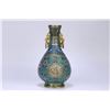 Image 1 : Exquisite Cloisonné and Jade Carved Vase