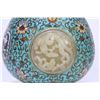 Image 6 : Exquisite Cloisonné and Jade Carved Vase