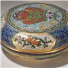Image 8 : Cloisonné Enamel Box with Floral Motifs